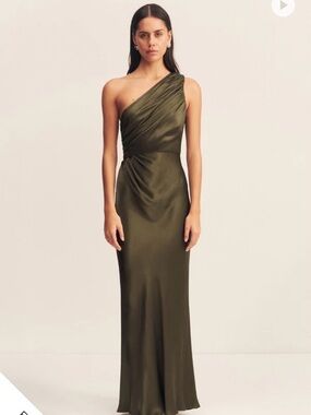 light green a line dress Satin Sleeveless A-line High Slit Charming Prom Dresses, CP1058 No Sizes Hen Outfit Ideas White Color:Ivory/Gold 8394GRP